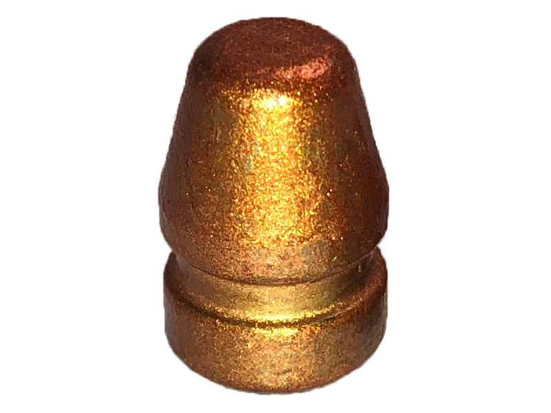Eminence Projectiles 122 grain flat point bevel base bullet Hi-Tek Supercoat custom bronze