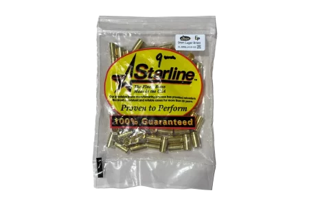 Starline 9mm Luger Brass 100 Pack